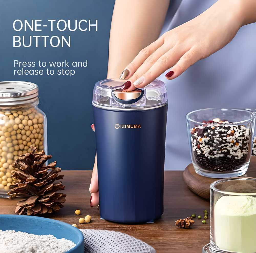 Premium Stainless Steel Multi-Purpose Grinder – Spices, Herbs, Nuts & Coffee