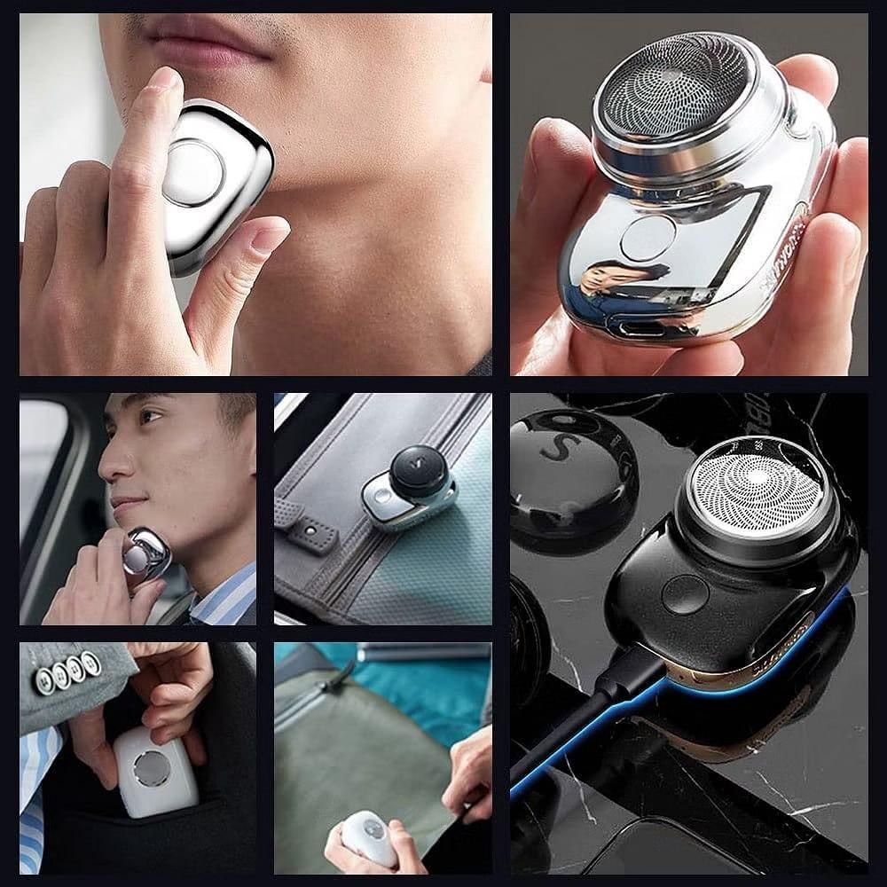 TrimVibe™ – Ultra-Compact Rechargeable Mini Electric Shaver By Premax