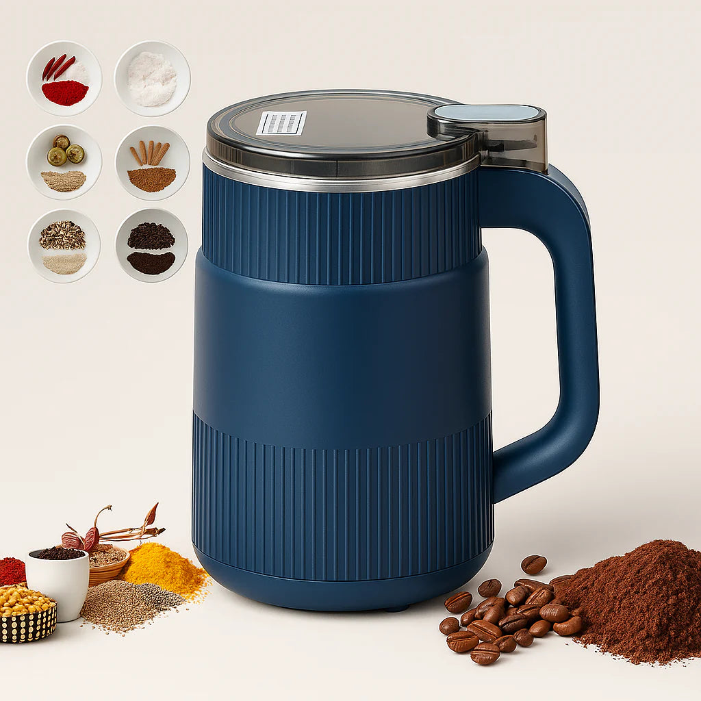 Premium Stainless Steel Multi-Purpose Grinder – Spices, Herbs, Nuts & Coffee
