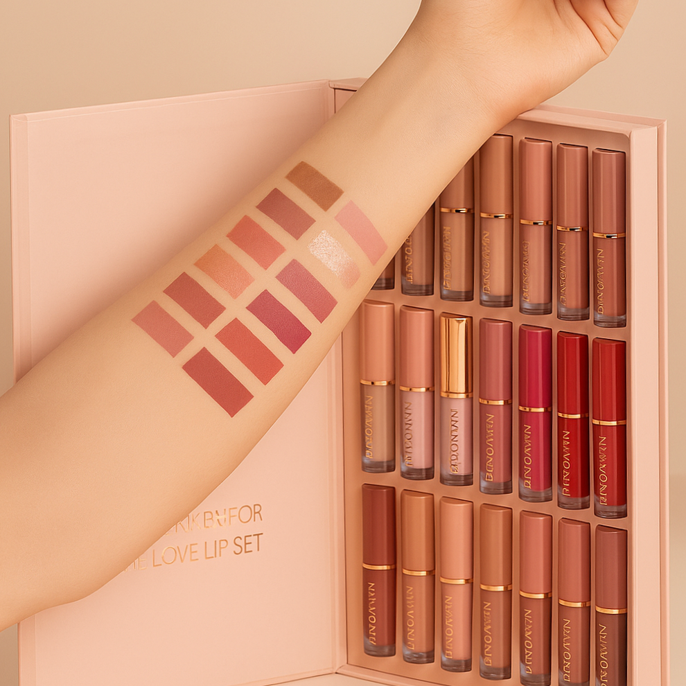 Velvet Matte Liquid Lipstick Set 12Pcs